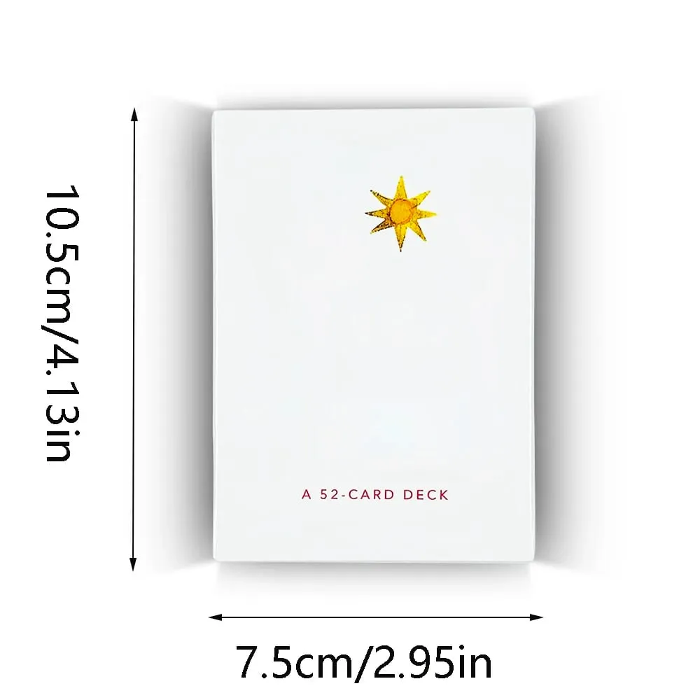 52 db-os Oracle Cards Mental Healing Társasjáték kezdőknek és gyűjtőknek Családi összejövetel Jóslás Kártyajáték