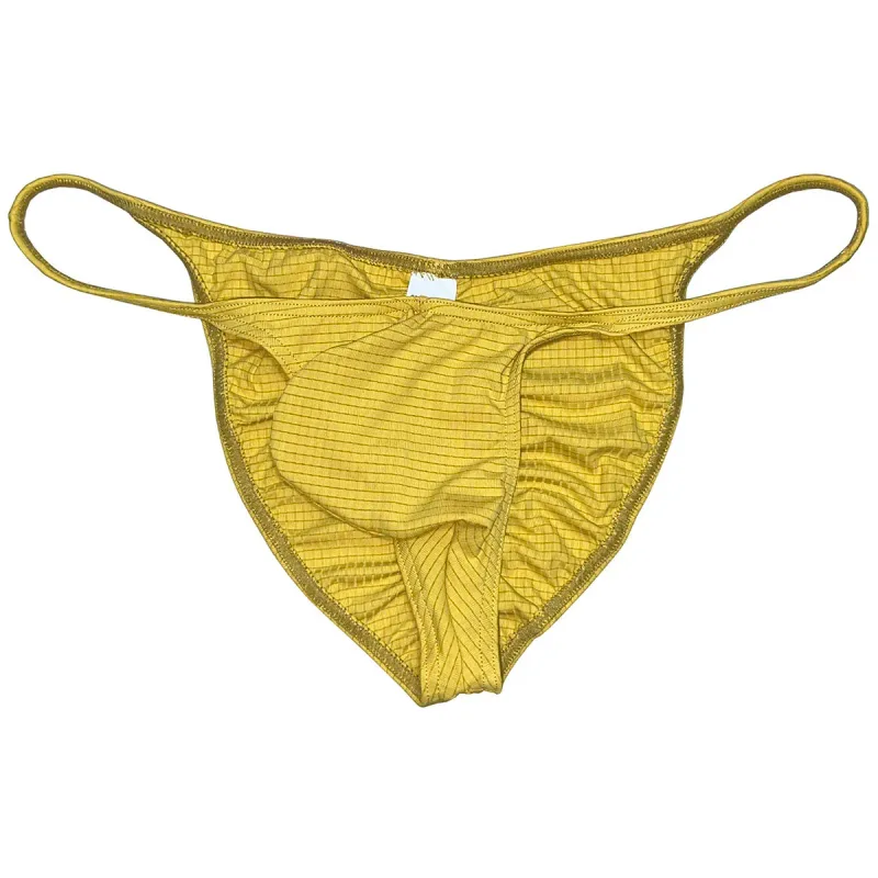 Ultrathin Briefs Low Waist Underwear Men's Smooth Bikini Briefs Men Soft Back Scrunch Bikini Panties Underpant Summer Briefs