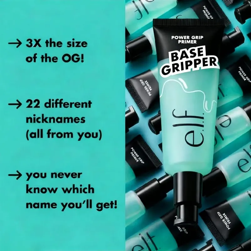 Προϊόντα Μακιγιάζ ELF Brighten Liquid Foundation Glue Power Grip Primer Oil Control Μη λιπαρό 8 ώρες χωρίς αφαίρεση του μακιγιάζ