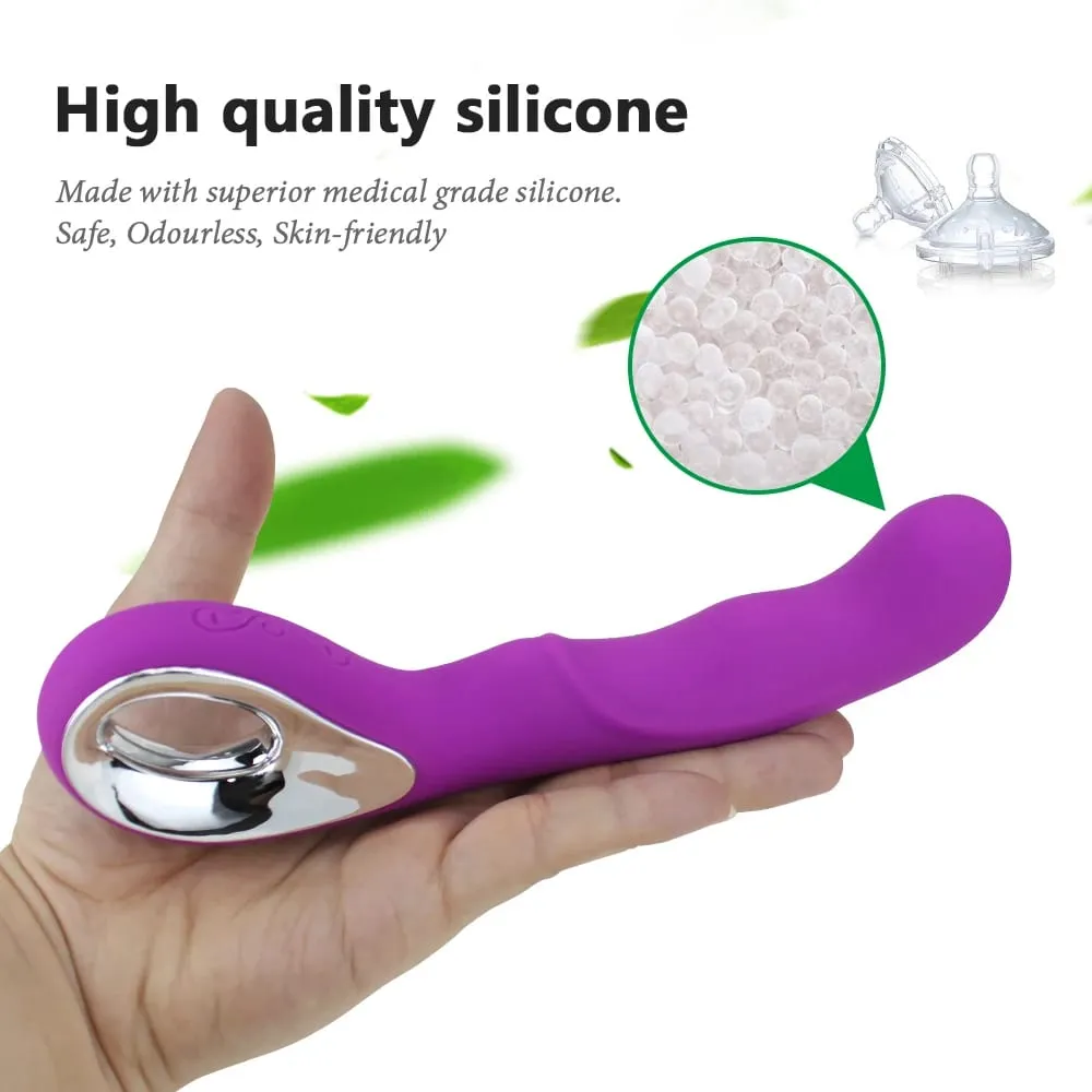 G Spot Dildo Vibrator G Spot ממריץ נרתיקי דגדגן כוס לעיסוי עמיד למים שרביט קסמים נטען צעצוע מין לנשים