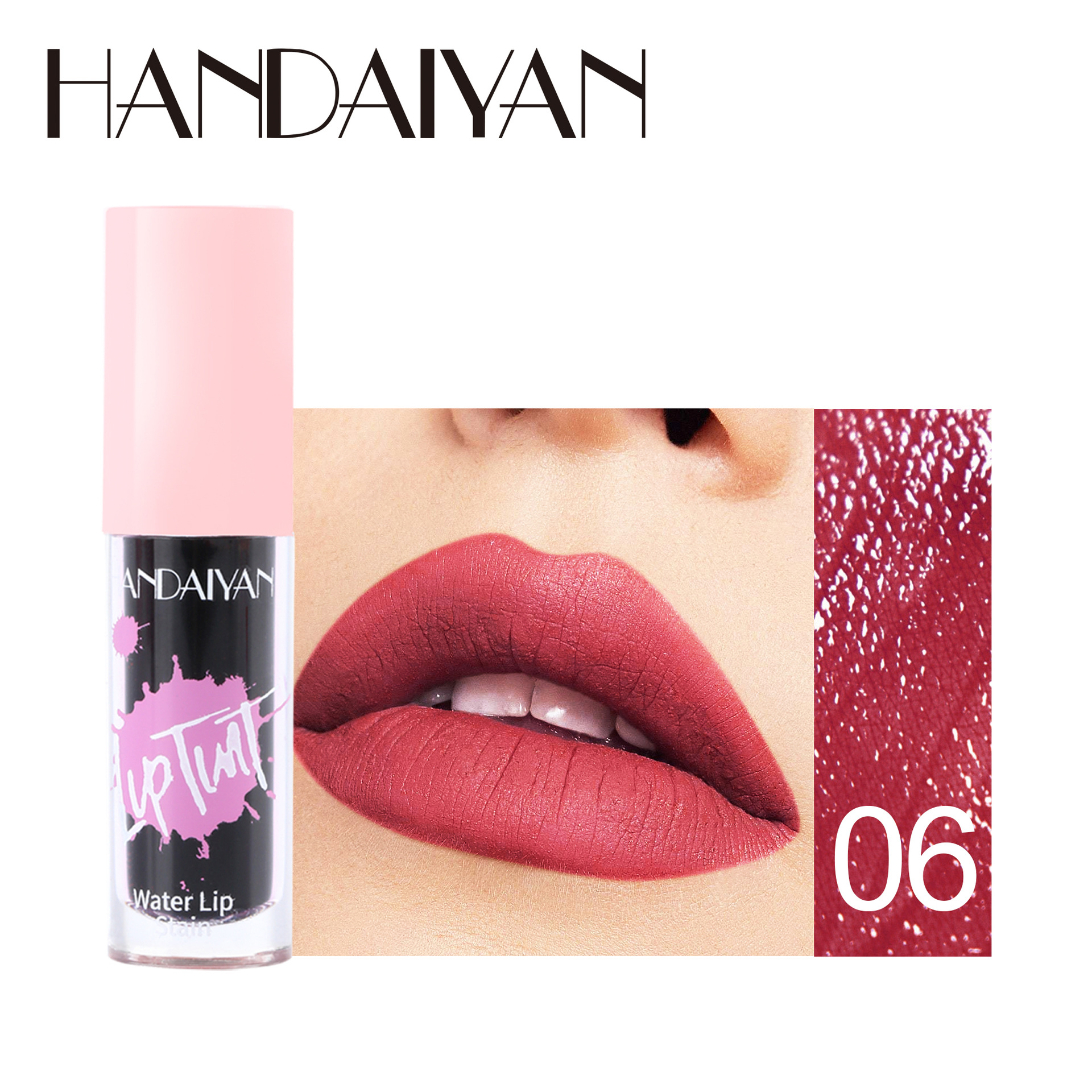 Πολλαπλές χρήσεις 6 χρωμάτων Lip Gloss Cheek Tint Μεγάλης διάρκειας Ενυδατική Βαφή χειλιών Blush Μακιγιάζ Lip Stain Glossy Lipgloss Cosmetics