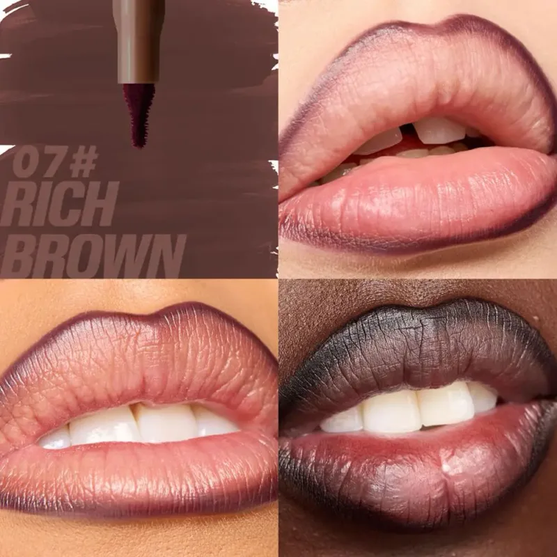 Lip Liner Long Lasting Αδιάβροχο Χρώμα μακράς διάρκειας με υψηλή χρωστική που δημιουργεί τρισδιάστατα πυκνά χείλη που καθορίζουν το μακιγιάζ