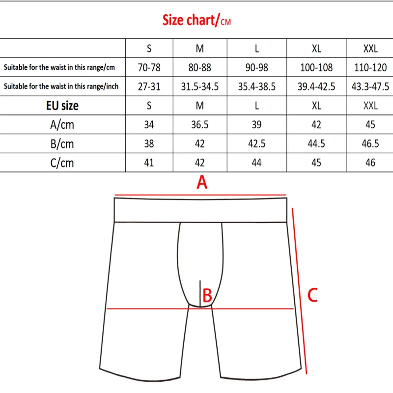 4pc Set Long leg White Cotton Boxer Men Underwear Male Brand Panties And Underpants For Homme Luxury Shorts Box Slip Briefs Soft