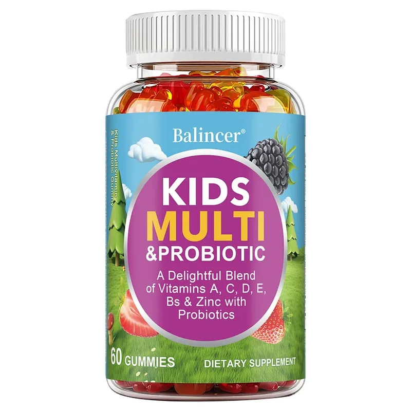 Ang Organic Kids Multivitamin Gummies na may Vitamins A C D E Zinc Probiotics ay Nagtataguyod ng Digestion at Nagpapahusay ng Immunity