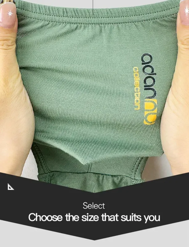 Men Modal Low‑Rise Briefs Sexy Solid Color Simple Triangle Underwear Sports Breathable Comfortable Male Panties