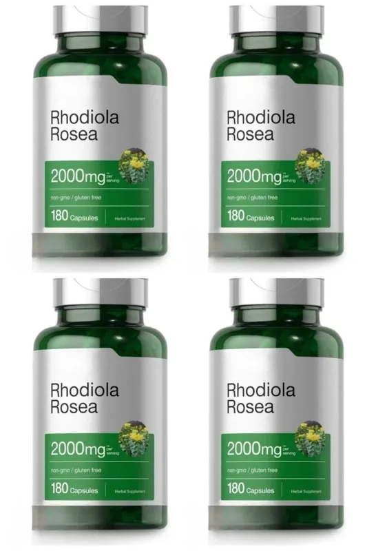Rhodiola Rosea Capsules 180 Pieces Emotional Relief and Immune Health Support — 2000mg Rhodiola Rosea Root 5:1 Plant Extract — image 10