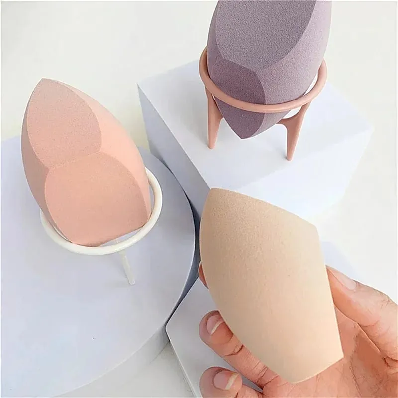 Spons Rias Ukuran Besar Basah dan Kering Penggunaan Ganda Spons Foundation Rias Lembut Krim Bedak Puff Halus Aksesori Alat Rias