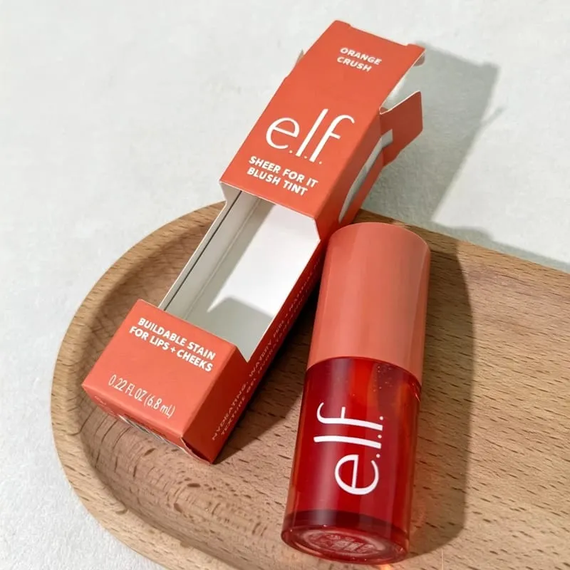 Elf Celebrity Limited Co-branded Double-ended Smooth Lip Liner Peptide Lipstick Lip Balm Liquid Blush Εύκολη εφαρμογή Blush Stick