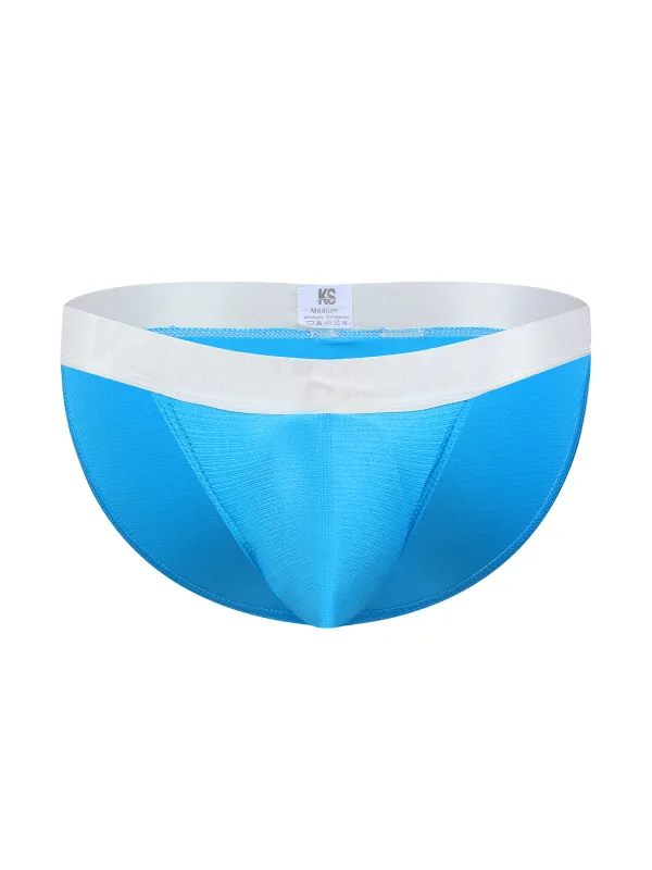 Men's Solid-Color Low-Waist Triangle Underwear Breathable Sexy Bottom Pants Trendy 1-Piece Set Mature Style Promotional Price