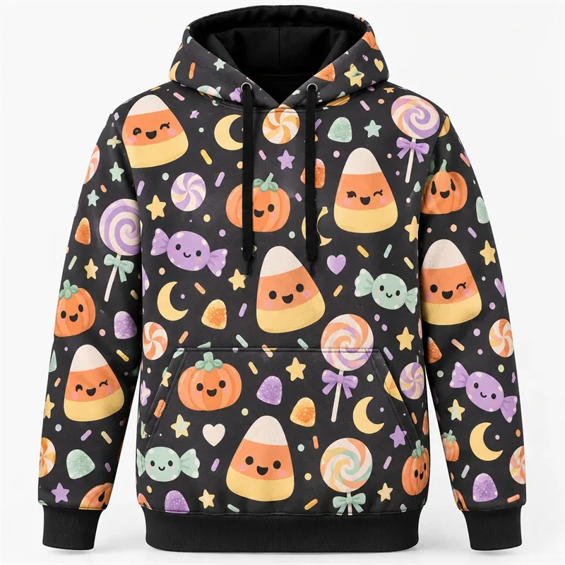 Halloween Hoodie 3D φούτερ από πολυεστέρα με στάμπα γοτθικό γοτθικό φάντασμα κολοκύθας νυχτερίδα μάγισσα κρανίο τρόμου Streetwear πουλόβερ Unisex