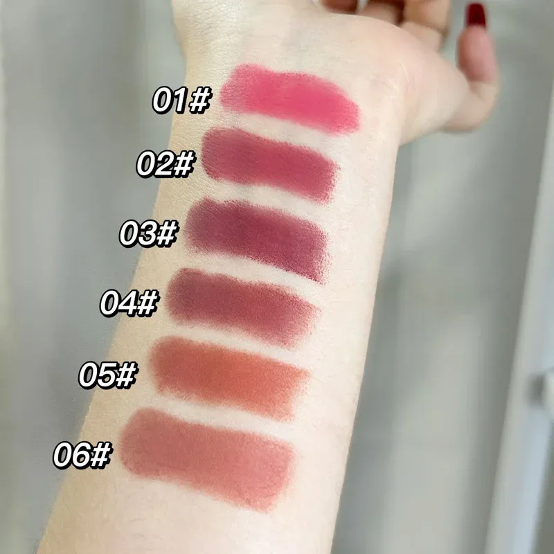 Toot Dodo Matte Lip Mud Cool Brown Lage verzadiging Waterproof Langdurige Misty Lip Makeup