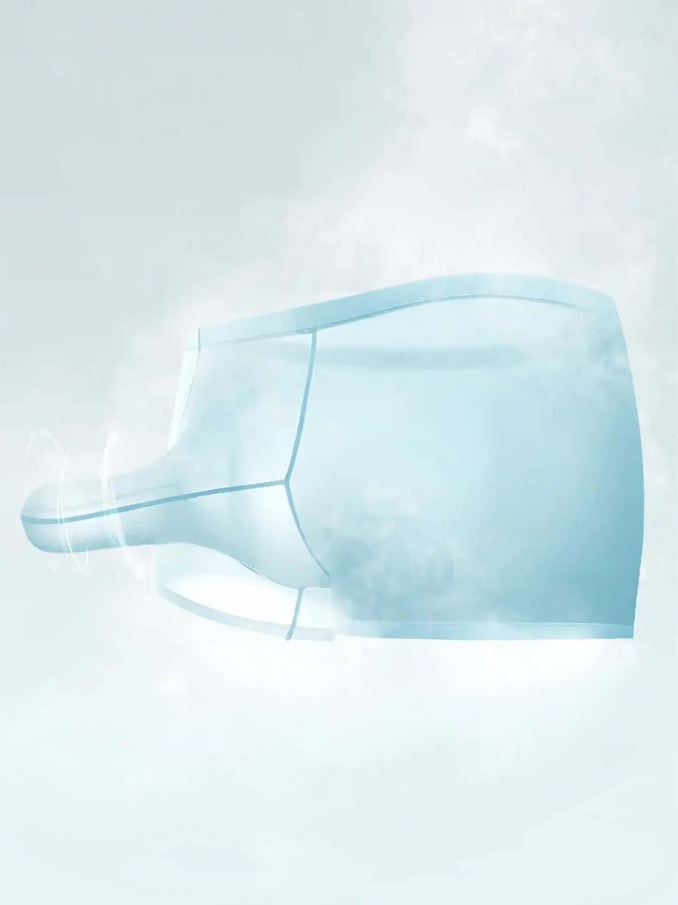 Transparent Boxer Briefs Men Sexy Underwear Ultra Thin Underpants See Through Ice Silk Knickers Smooth Glossy Lingerie Shorts