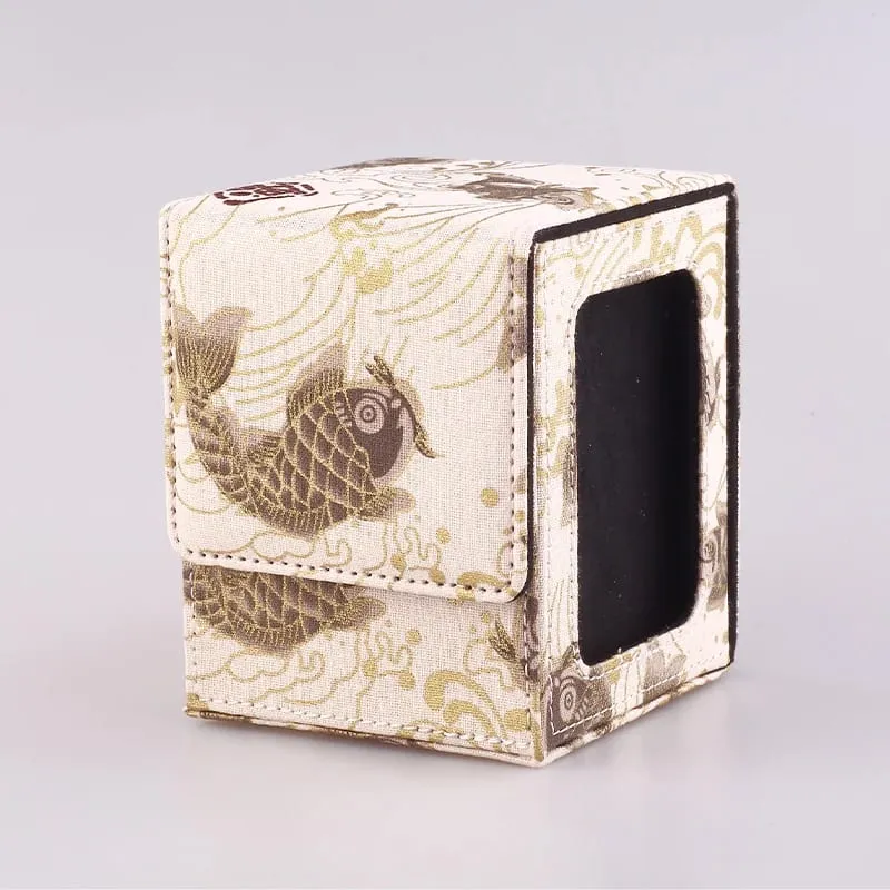 120+ Trading Card Deck Box με παράθυρο προβολής MTG PTCG TCG Επιτραπέζια παιχνίδια Συλλεκτικές θήκες για κάρτες YGO Magnetic Organizer Case Δώρο