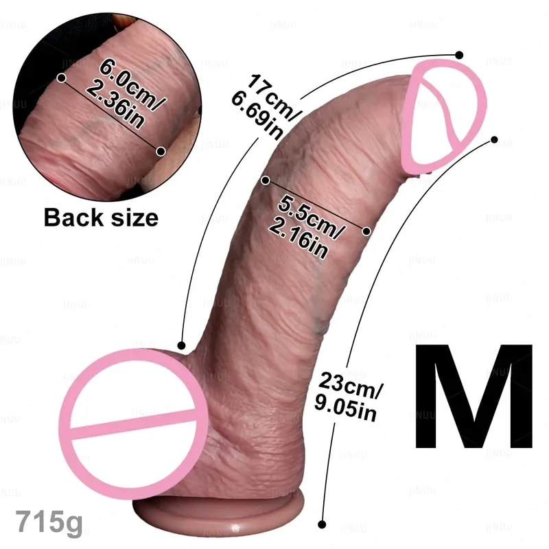Thick Dildos Realistic Silicone Strapon Dildo Women Sex Toys G-spot Masturbation Big Penis Dick Strap on Anal Dildo Lesbian 18+
