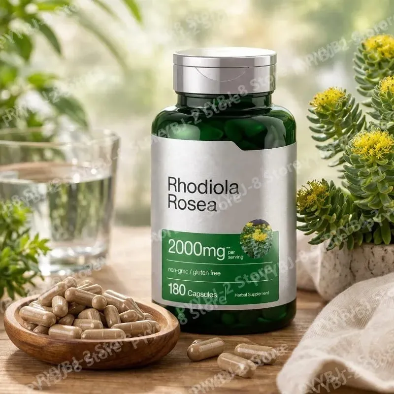 Rhodiola Rosea Capsules 180 Pieces Emotional Relief and Immune Health Support — 2000mg Rhodiola Rosea Root 5:1 Plant Extract — image 7