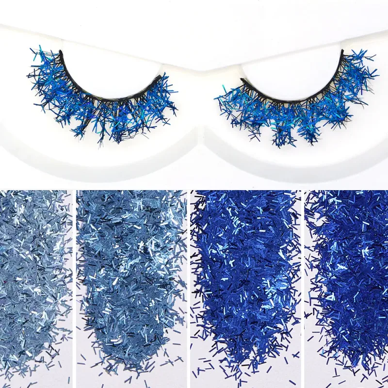 White Eyelashes Cosplay smink Natural Long Cross Strip műszempillák