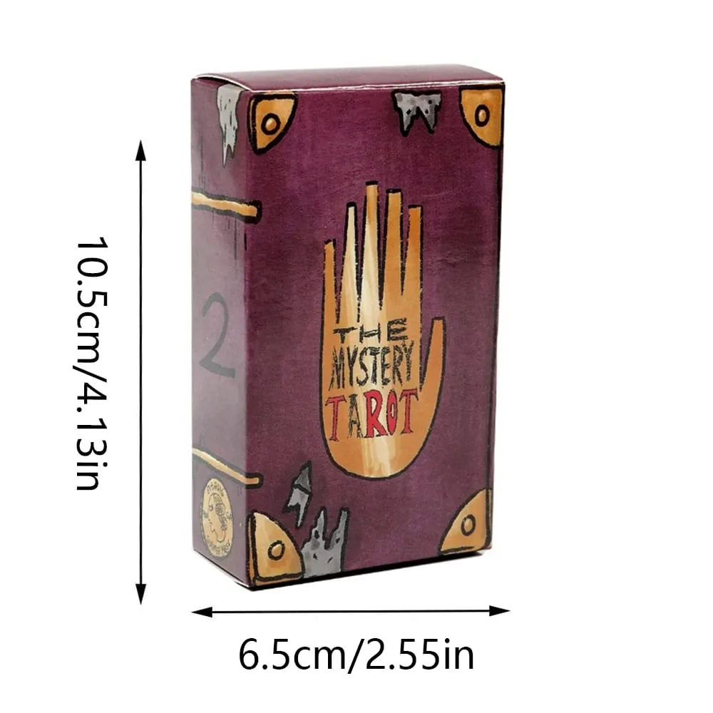 The Mystery Tarot Card Deck Gravity Falls Inspired 78 Card Deck Witchy Beginner Tarot