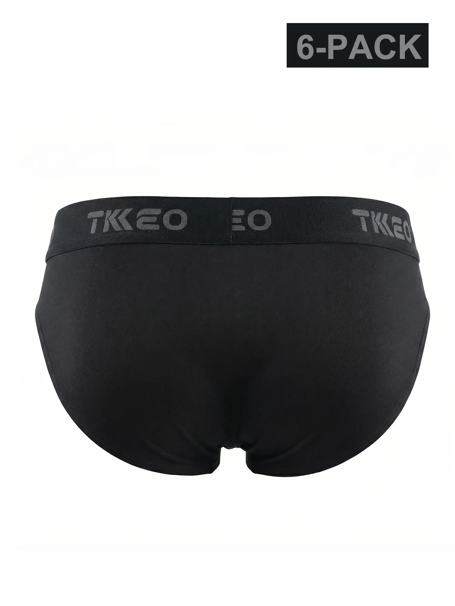 6-piece set of men's fashion underwear, high-quality briefs, breathable, soft and comfortable, moisture-wicking, quick-drying, large quantity pack