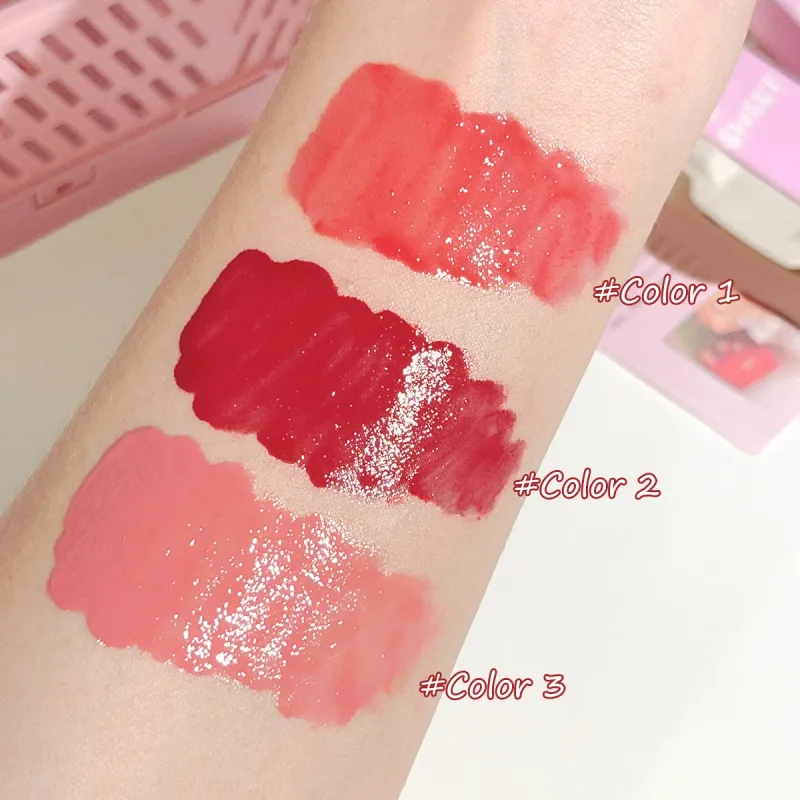 Γυαλιστερό lip gloss mirror nude lip gloss ενυδατικό λαμπερό δέρμα αδιάβροχο μακράς διαρκείας για άψογο φινίρισμα