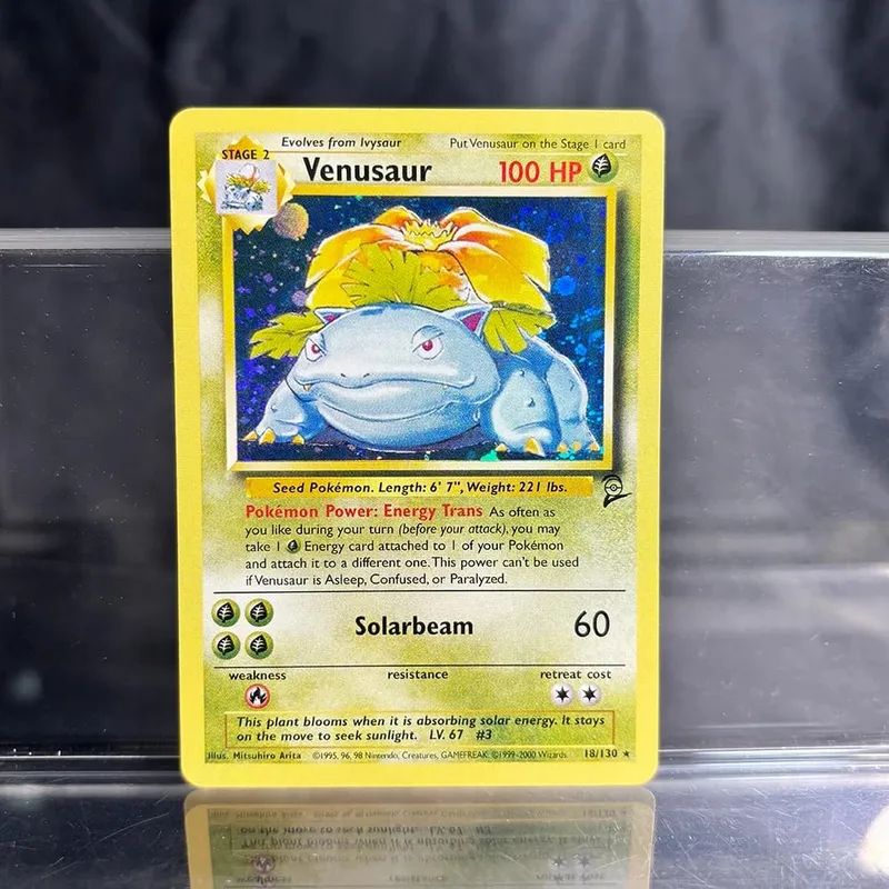 אוסף משחקי מסחר הולוגרפי PTCG כרטיסי פרוקסי Charizard Pikachu Mew EX Singl PKM Foil Cards Gengar VMAX Skyridge (SK)