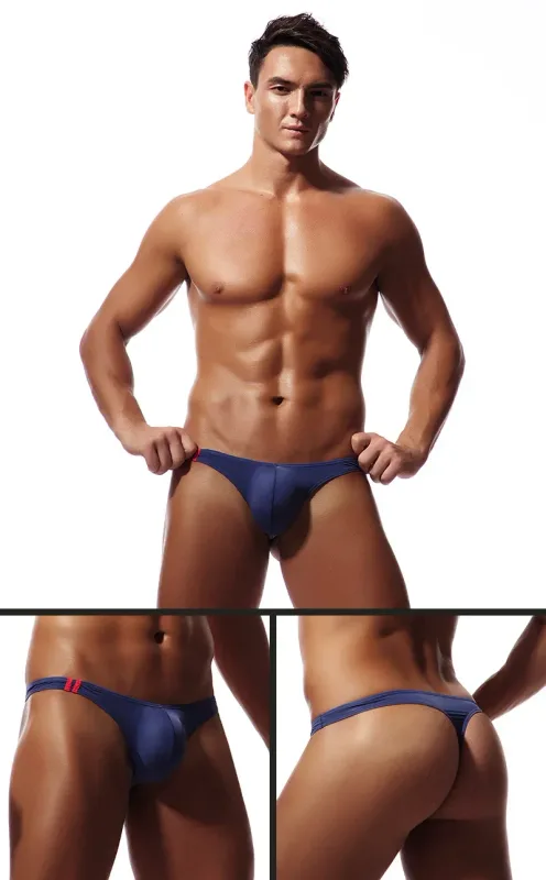 Men's Thongs G String Sexy Gay Sissy Underwear Briefs Man Jockstrap T Back Underpants Penis Pouch Breathable Panties