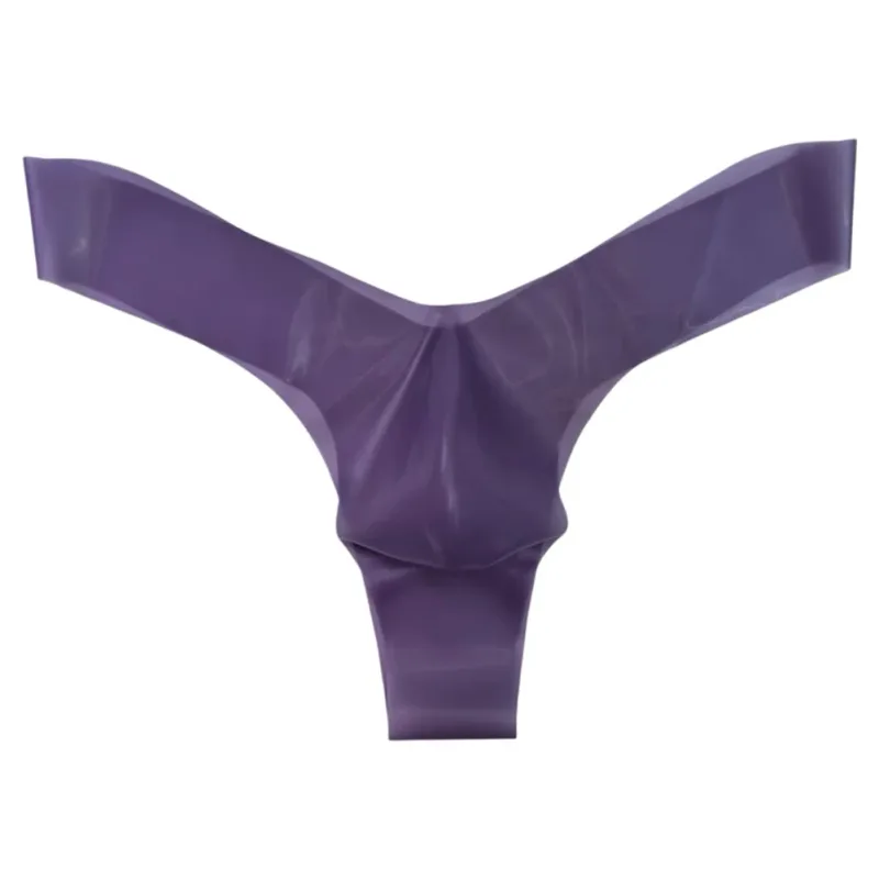 Transparent Latex Thongs For Men Briefs For Men Erotic Underpants Latex Underwear G-Strings Underwear Sexy Lingerie