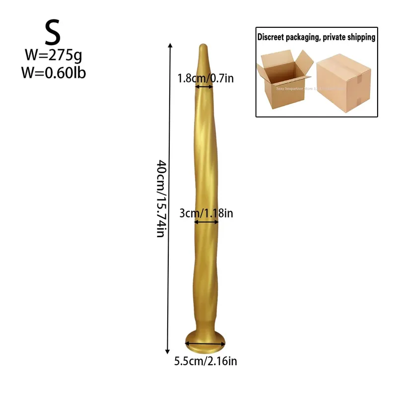 ΝΕΟ Super Long Anal Plug Big Anal Dialator Expander Training Fantasy Large Long σιλικόνης μαλακό ButtPlug Παιχνίδι σεξ για γυναίκες άνδρες ομοφυλόφιλοι