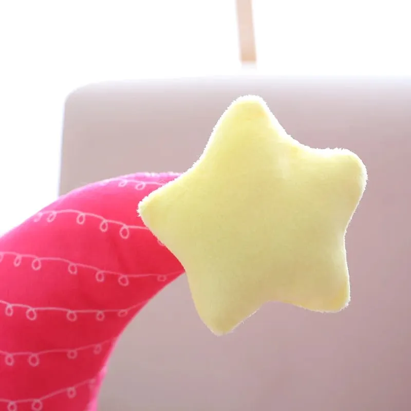 Fantastic Star Cloud Moon Rainbow Plush Pillow Stuffed Sky Natural Cushion Yellow Pink Blue Shy Emotion Plushie Decoration Gift