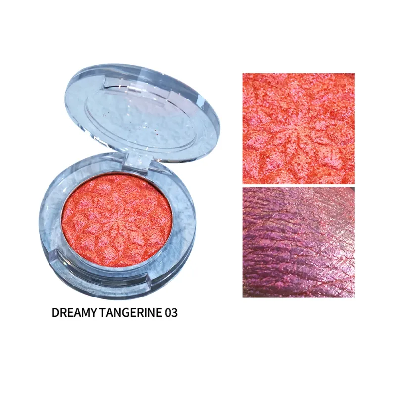 Chameleon Eye Palette Eyeshadow Palette - Customizable Duochrome Pressed Eyeshadow Set Glitter Infused Pearlescent Finish Pri