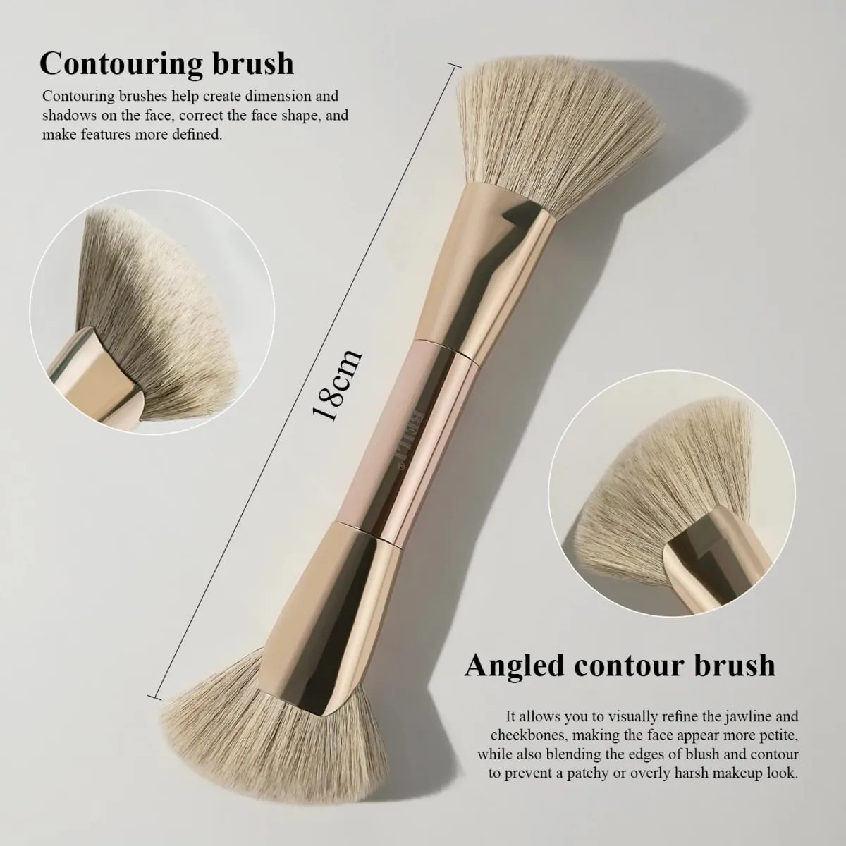 Major Sculpture Dual-ended Sculpting Brush para sa Makeup
