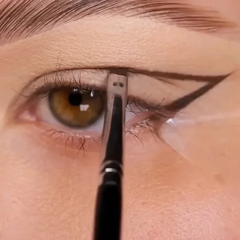 3 τεμάχια/σετ Blade Eyeliner Brushes Brush Brush Portable Flat Fine Eye Liner Brow Contour Makeup Brush Make Up Tool Χονδρική πώληση 2025