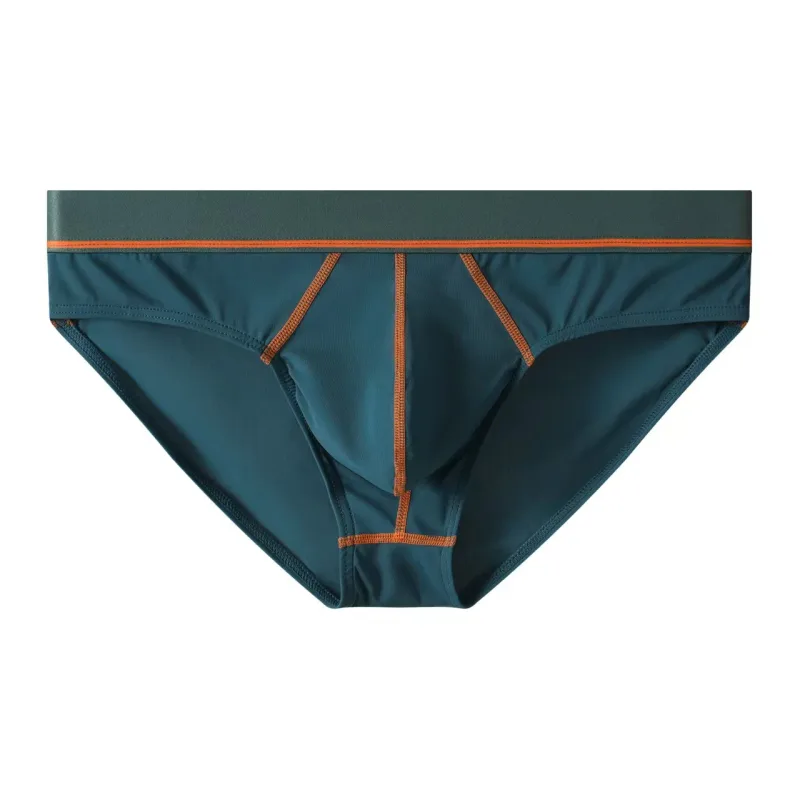 Men's ice briefs briefs Men's sensible pouch sports wicking sweat breathable mid-waist shorts