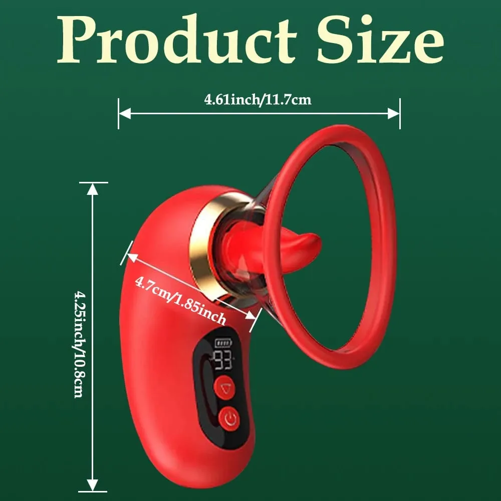 Έλεγχος εφαρμογής Sucker Tongue Licking Vibrator Θηλές Clitoris Stimulator Αυνανιστής Γυναικείο Οργασμό Κόλπος σεξ παιχνίδι για γυναίκες