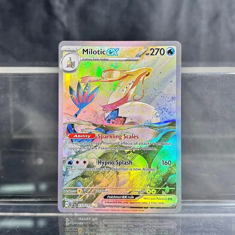 אוסף משחקי מסחר הולוגרפי PTCG כרטיסי פרוקסי Charizard Pikachu Mew EX Singl PKM Foil Cards Gengar VMAX Skyridge (SK)
