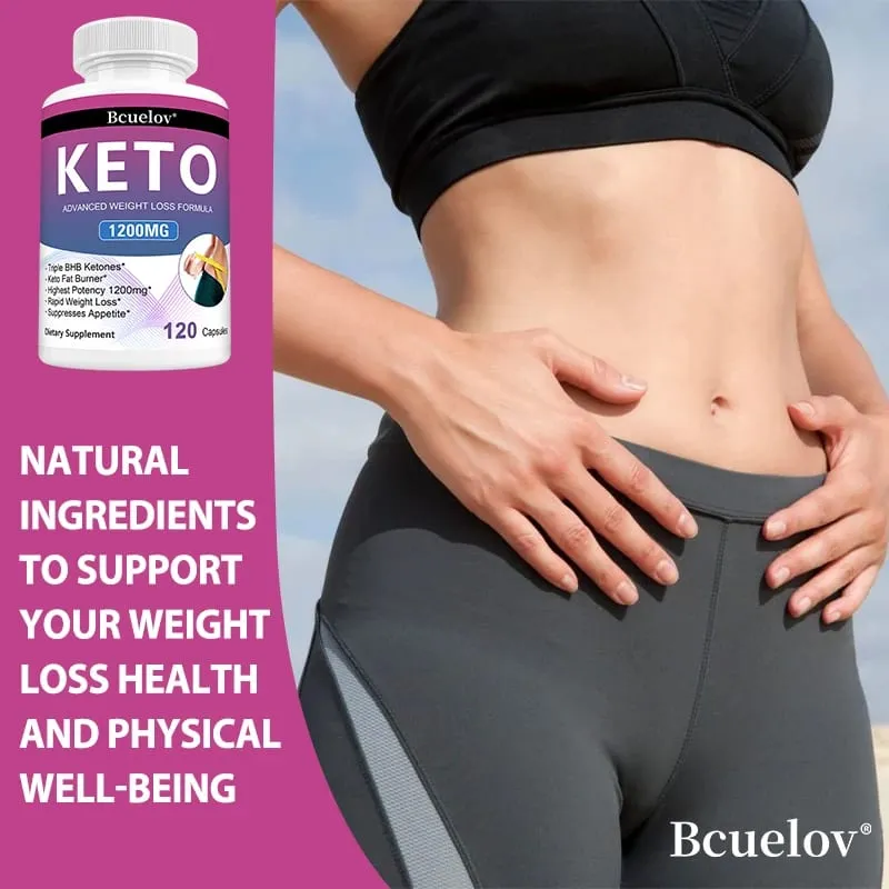 Advanced Keto Capsules Weight Management Metabolism Boost Appetite Control Energy Support Digestive Health Supplement