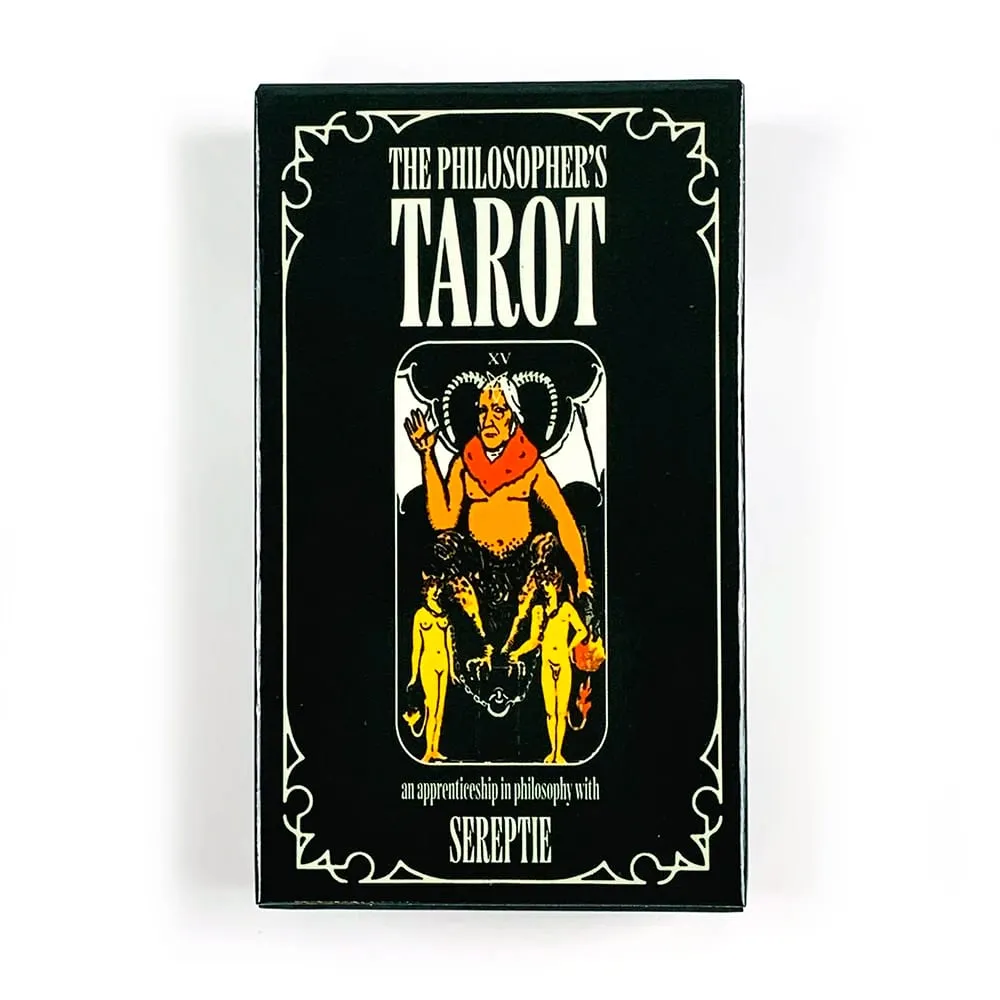 Bago The Philosopher's Tarot Deck 78 Cards English Version Fate Prediction Spiritual Divination Table Game para sa Tarot Beginners — image 2