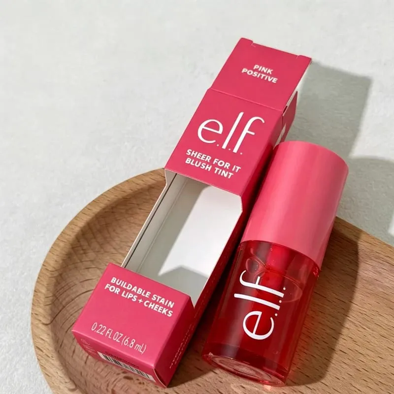Elf Celebrity Limited Co-branded Double-ended Smooth Lip Liner Peptide Lipstick Lip Balm Liquid Blush Εύκολη εφαρμογή Blush Stick