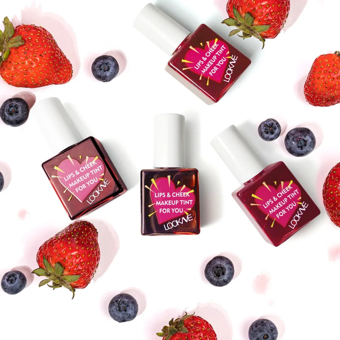 Lip Cheek Water Tint Matte Lip Stain Ενυδατικό Fruit Liquid Lipstick Blush 6 Χρώμα Lip Gloss Αδιάβροχα Καλλυντικά μακράς διαρκείας