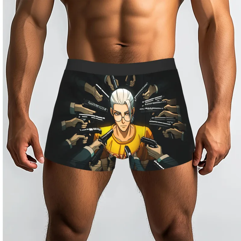 Taro Sakamoto S-Sakamotos D-Dayss Boxer Shorts For Homme 3D Print Shin Asakura Nagumo Underwear Panties Briefs Soft Underpants