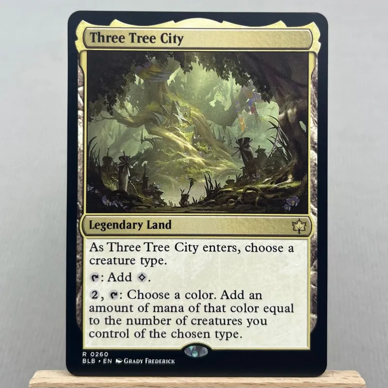 BLB BLC MH3 OTP HOLO7-Ⅰ02 TCG Cards Proxys Three Tree City Ygra Eater of All Maha the Its Feathers Night