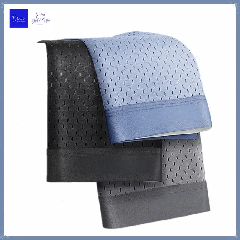 Gümrükleme erkek Buz Ipek Örgü Boxer Külot Rastgele Tarzı Sandıklar Nefes Çabuk Kuruyan spor iç çamaşırı Boxershorts Erkek Iç Çamaşırı