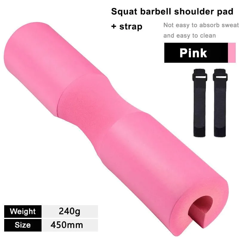 Barbell Pad for Hip Thrust Squat Non‑Slip Thick Foam Bar Pad Weight Lifting Shoulder Protector Cushion for Bar Home Gym