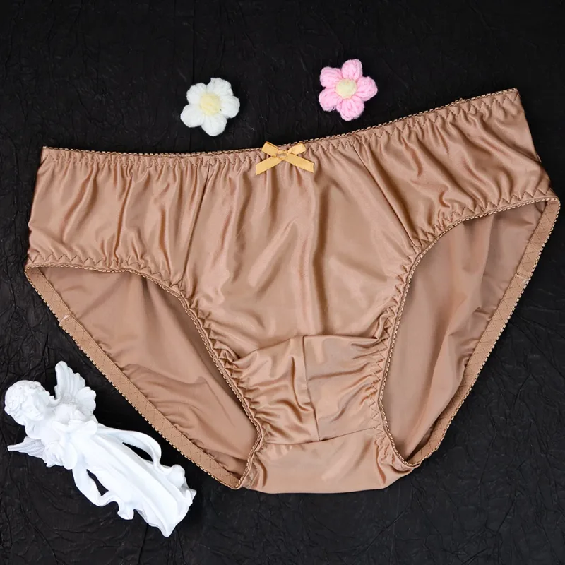 smooth Briefs Silky Men's Underwear Glossy Sports Men Swimsuit Interior Hombre Panties mens sexy underwear
