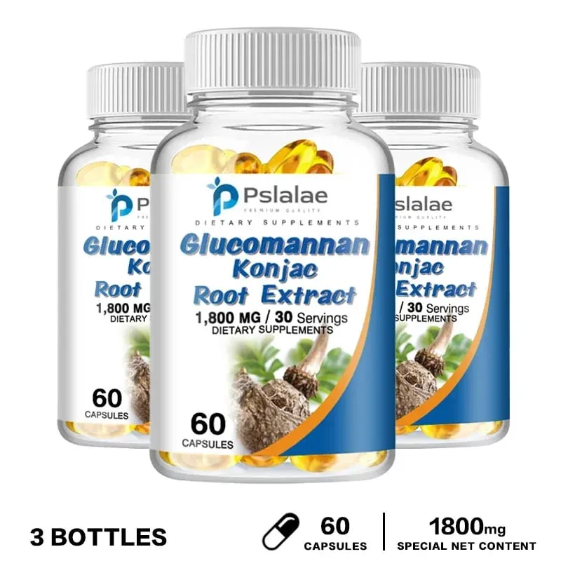 Glucomannan Konjac Root Extract - Promotes Gastrointestinal Health Supports Weight Management