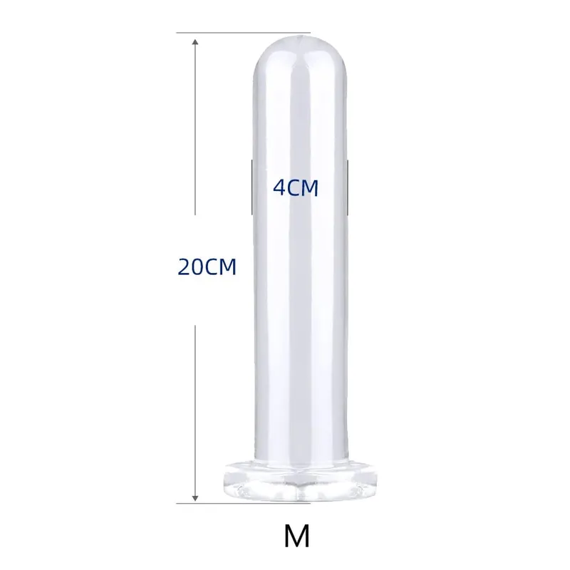 24.5cm Long Clear Jelly Smooth Surface Strapon Anal Dildos Straight ButtPlug TPE Dildo Anal Plug Intimate Sex Toys For Couples