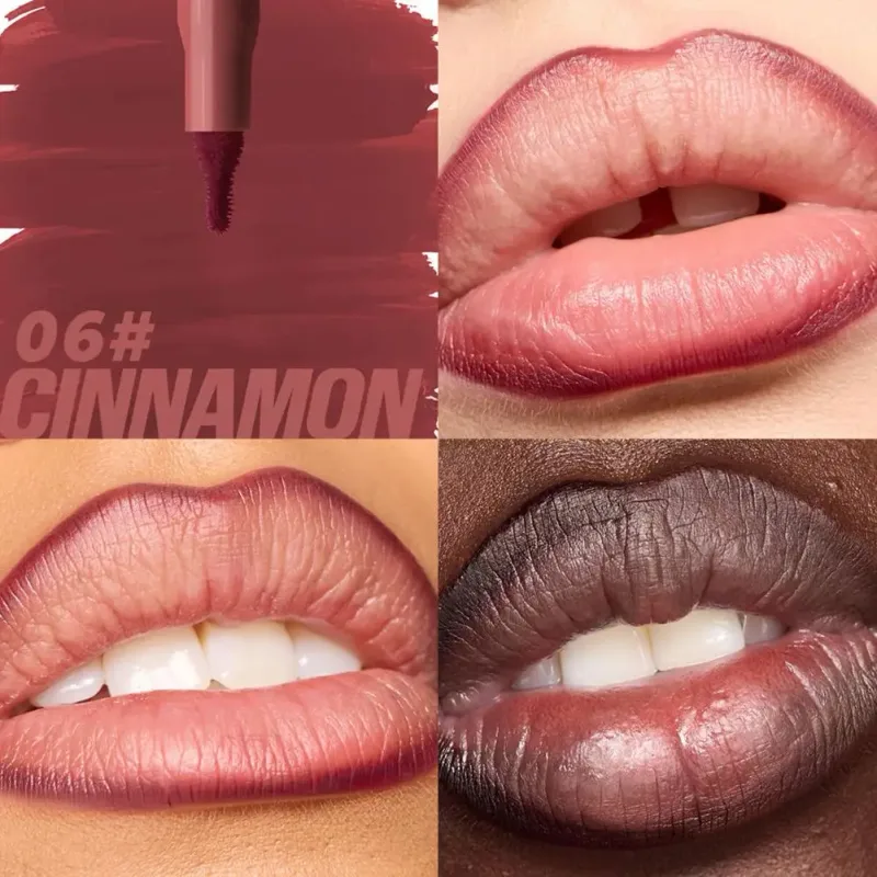 Lip Liner Long Lasting Αδιάβροχο Χρώμα μακράς διάρκειας με υψηλή χρωστική που δημιουργεί τρισδιάστατα πυκνά χείλη που καθορίζουν το μακιγιάζ