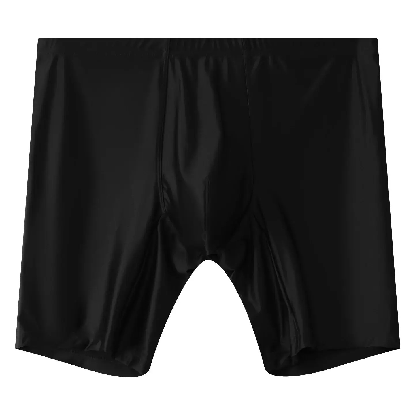 Mens Underwear Boxers Man Solid Slim Ice Silk Extended Leg Boxer Shorts Ropa Middle Waist Sports Panties Male Underpants M-XXL