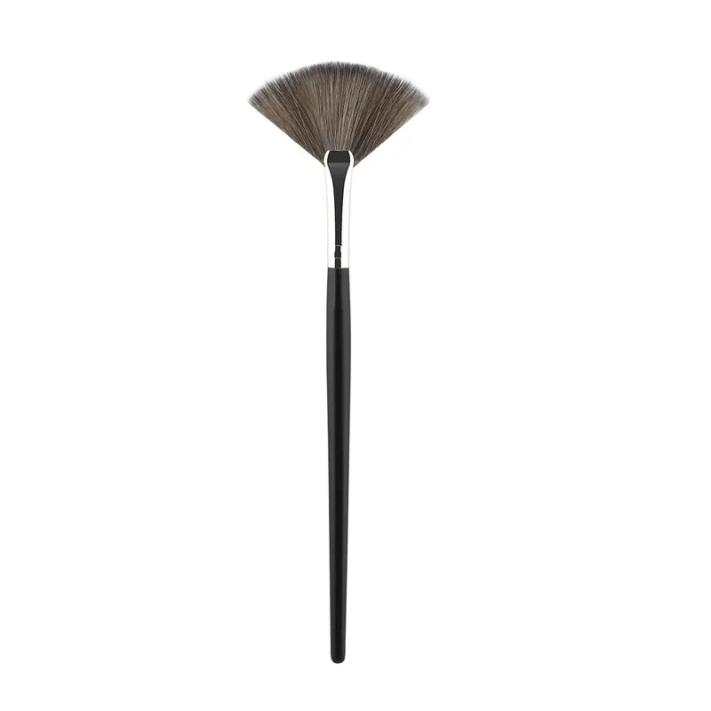 1pcs Bagong Praktikal na Facial Brushes Fan Makeup Brushes Soft Portable Mask Brushes Mga Kosmetikong Tool para sa Babaeng Babae Nail Charm Beaut
