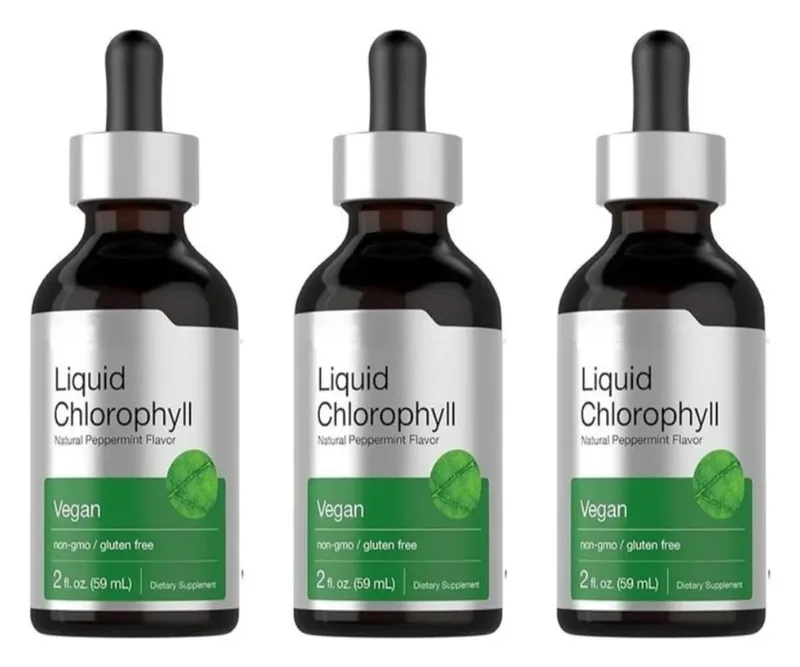 Chlorophyll Liquid Drops Μέντα Γεύση 59ml με Φυτικό Εκχύλισμα Φυσικό Συμπλήρωμα Διατροφής Μείγμα με νερό για κατανάλωση