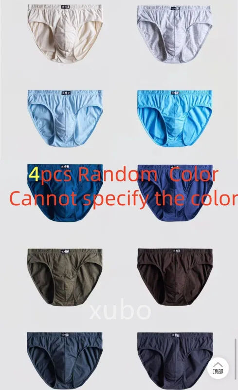 Cotton Men's Briefs Underwear - Male Knickers Panties Pant Shorts 2025 Sexy 5XL 6XL Sizes - 2/3/4/5Pcs/Lot